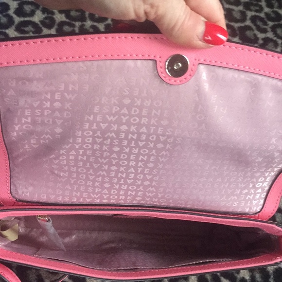 Kate Spade NY Laurel Way, Greer Crossbody Purse Coral - Picture 6 of 8